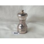 Capstan shaped pepper mill, 4” high Lon mod by HB & H