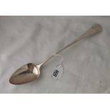 Georgian OE pattern basting spoon, Lon 1802 by SA 96g.