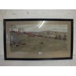 Cecil Aldin -Signed Print of a Hunt