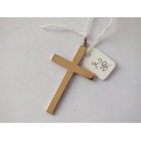 Large heavy 9ct cross 2" long 10.3g