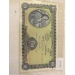 Ireland Lady Lavery £10 banknote - very good condition