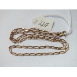 9ct neck chain 18" long 5.5g