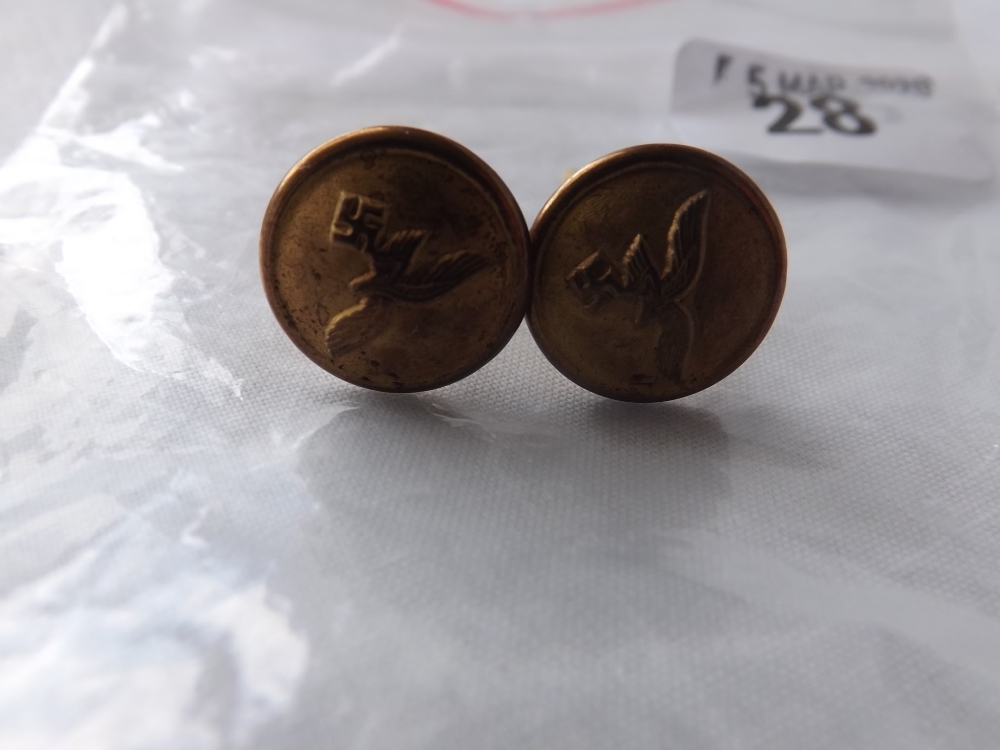 German WWII Luftwaffe cufflinks