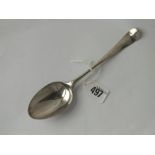 Bottom struck table spoon, Lon 1770 by SA 42g.