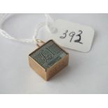 9ct pound note charm 1gm