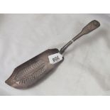 Good fiddle thread and shell double struck fish slice, 11.5” long Lon 1815 by WK & SK 148 g.