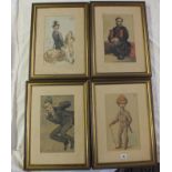 A set of four prints by Ape of Sir Garnet Wolsley & others