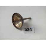 Scent funnel, 1.25” dia. B’ham 1903