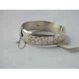 Slightly narrower silver bangle similar to previous lot 24g