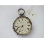 Silver gents Acme leaver pocket watch