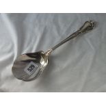 Sterling silver art nouveau style serving spoon – 74gms