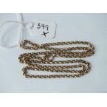 9ct link neck chain – 7.8gms
