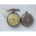 Two gents silver pocket watches