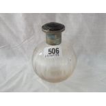 Salt bottle with stopper ensuite – marks rubbed