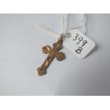 9ct fancy cross pendant