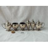 Six piece cruet set with Celtic style rims – 204gms