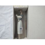Boxed figure ‘girl with lamb’ – 12” high