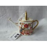 A miniature Crown Darby watering can – 3” high