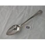 Exeter bright cut table spoon – 1800 by J Hicks