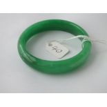 Green jade bangle