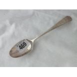 George III bottom marked desert spoon 1774 by TC