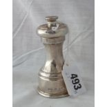 Pepper Mill 3.5” high – Sheffield 1957