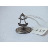 Georgian silver fob seal probably by Hester Bateman