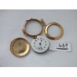 15ct gold watch case – 6.5gms