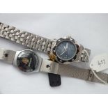 Two gents ss wrist watches