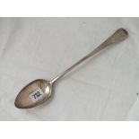 A George III basting spoon 1801 by Eley & Fern