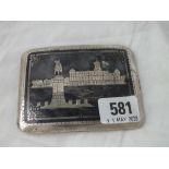 An Eastern Niello cigarette case, 34g