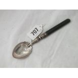 A Victorian jam spoon with Nephite handle – B’ham 1900