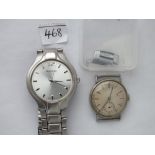 Vintage gents wrist watch and a ss Accurist wrist watch