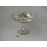 A sweet dish stand on spreading base 5 ¾ “dia. – B’ham 1912, 207g