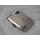 A cigarette case with engine turn decoration – B’ham 1916, 70g