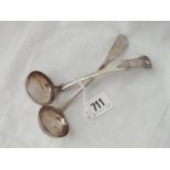 Two early 19th Century Scottish ladles – Edinburgh 1937 and the other 1821