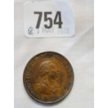 Georgian half penny 1799