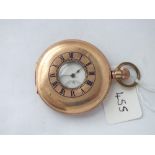 Waltham half hunter pocket watch