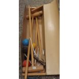 BOX CROQUET SET