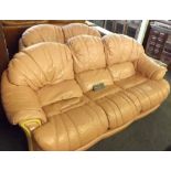 PINK THREE SEATER SETTEE PLUS TWO SEATER SETTEE