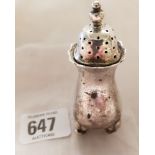 A SILVER PEPPER SIMILAR - B'HAM 1924