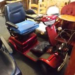 RED 4 WHEELED RASCAL MOBILITY SCOOTER (KEY IN OFFICE)