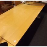 LONG WOODEN DINING OR OFFICE TABLE