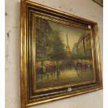 OIL PAINTING OF PARIS