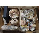 2 CARTONS OF MIXED CHINAWARE