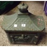 CAST IRON WALL MOUNTED LETTER BOX