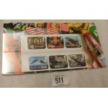 SET OF 6 THUNDERBIRDS POSTAGE STAMPS (3 X 1st CLASS & 3 X 97p)