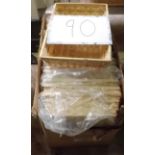 CARTON OF BEALE BAMBOO TRAYS