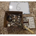 SMALL CARTON OF PLATED CUTLERY