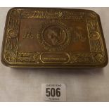 BRASS 1914 W.W.J COMFORT BOX